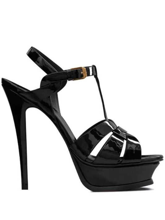 Saint Laurent leather platform sandals 315487AAAOW