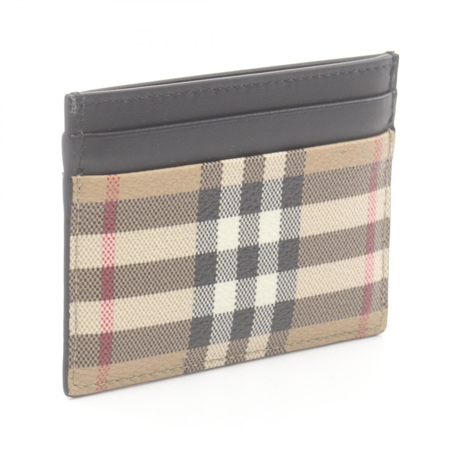 Burberry    Coated Canvas Leather Business Card Case ()
