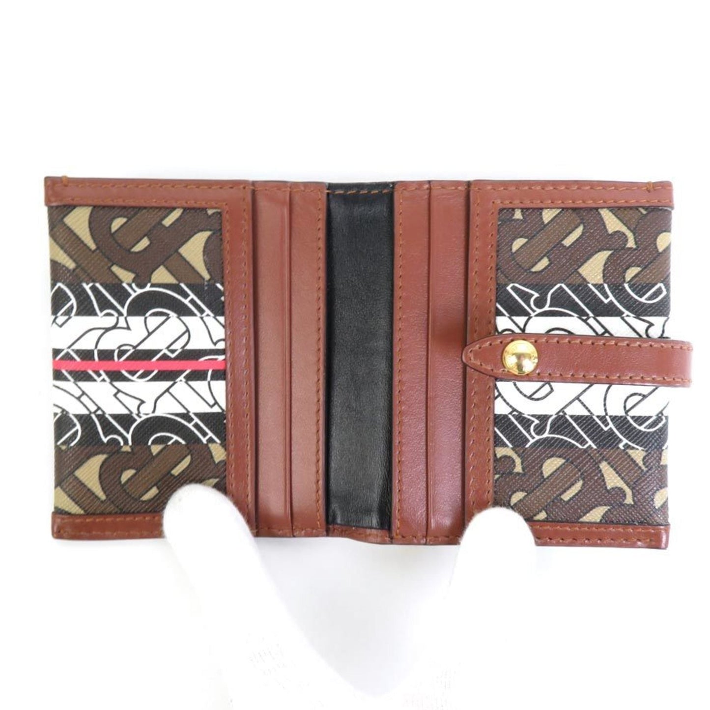 Burberry    Coated Canvas Wallet (Bi-Fold) ()