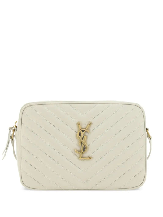 Saint Laurent Women Quilted Leather Lou Camera Bag