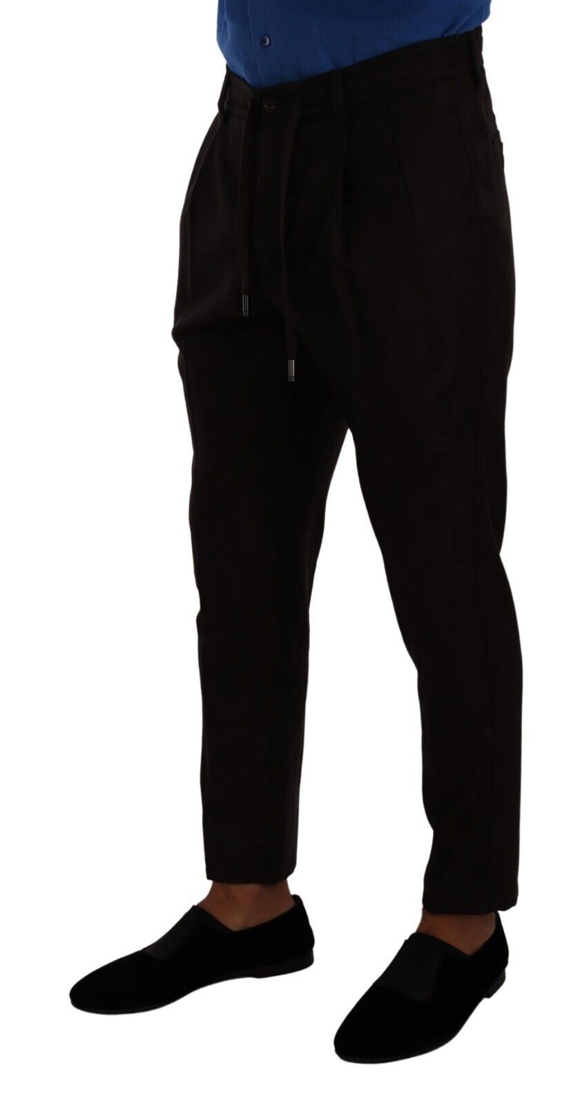 Dolce & Gabbana Bordeaux Wool Men Skinny Trouser Men's Pants