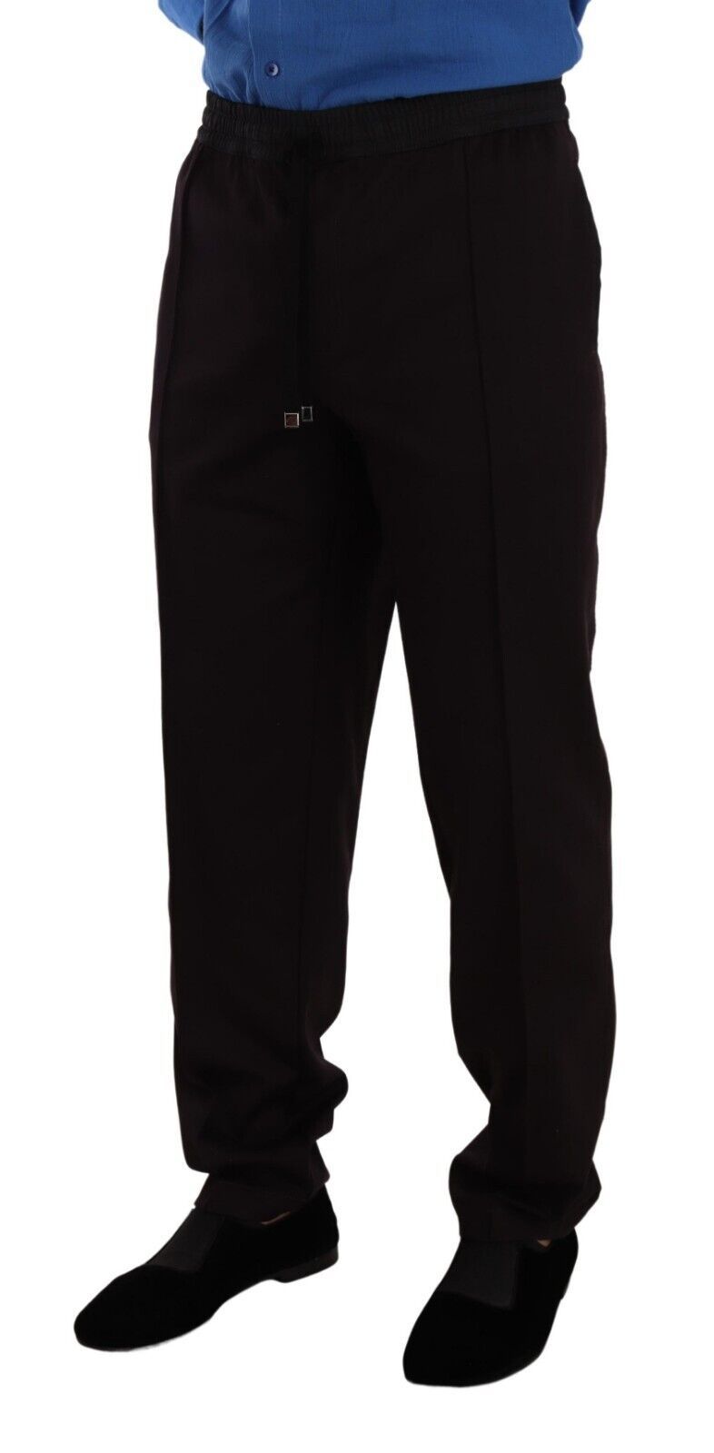 Dolce & Gabbana Bordeaux Cotton Mens Skinny Trouser Men's Pants