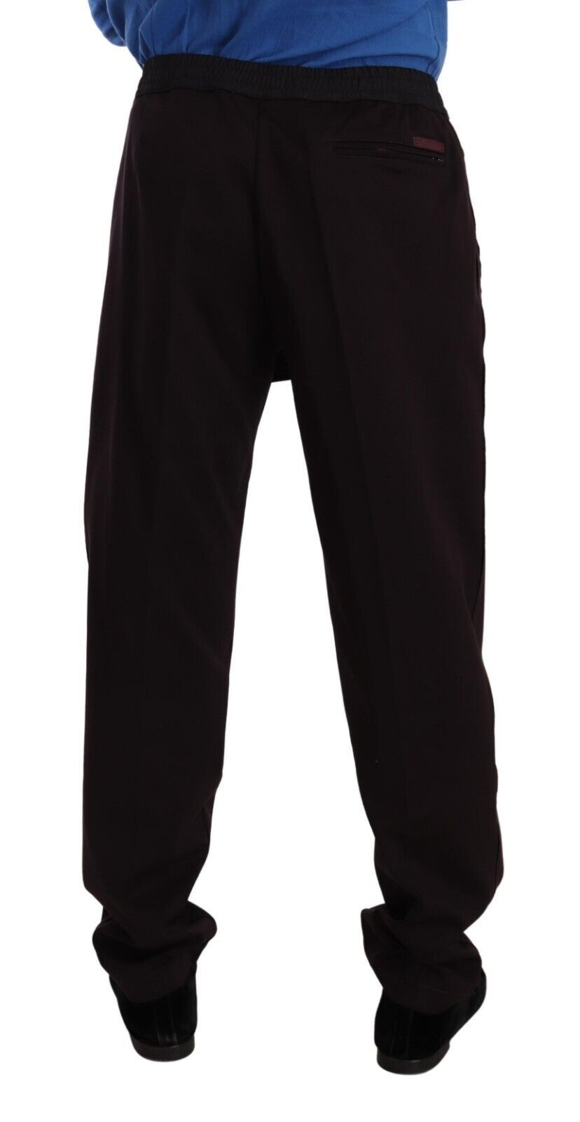 Dolce & Gabbana Bordeaux Cotton Mens Skinny Trouser Men's Pants