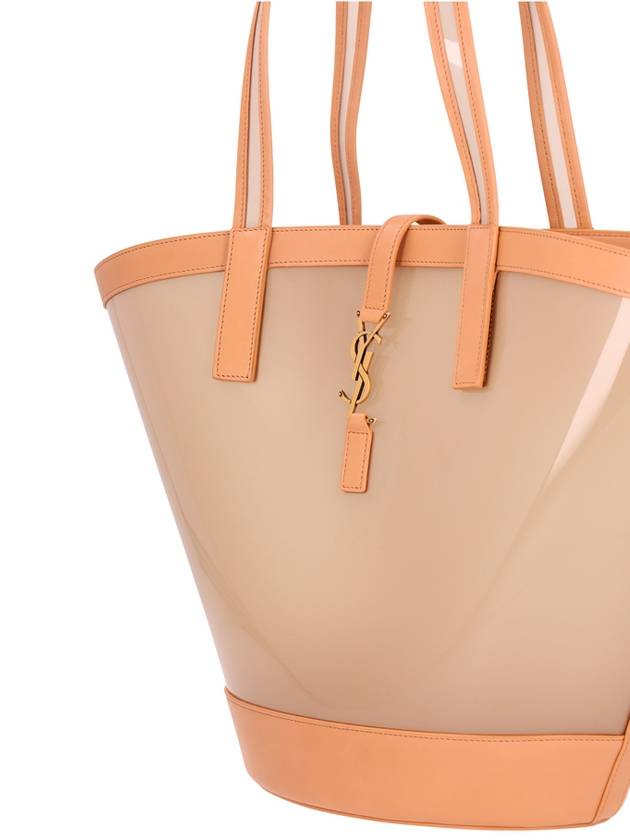 Saint Laurent Panier Medium Tote Bag Oatmilk
