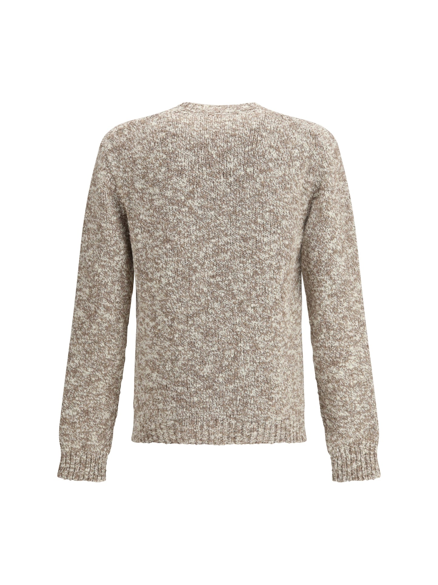 Dolce & Gabbana Men Shaved Wool Crew Neck Sweater