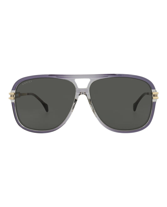 Aviator-Frame Acetate Sunglasses