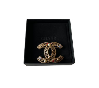 Chanel Gold CAMBON Brooch