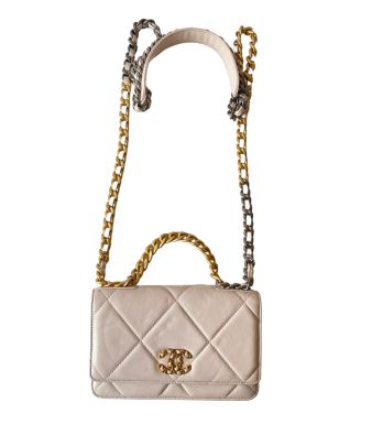 Chanel Beige 19 Wallet on Chain