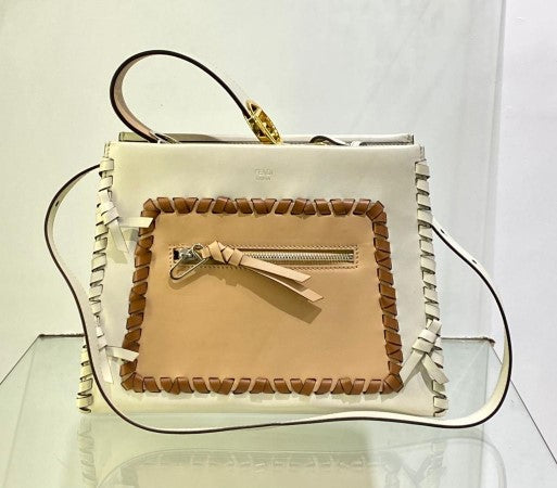 Fendi White Runway Small Bag