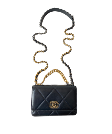 Chanel Black 19 Wallet on Chain