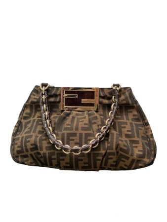 Fendi Brown FF Shoulder Bag