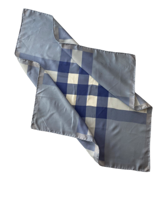 Burberry Bicolor Square Silk Small Scarf