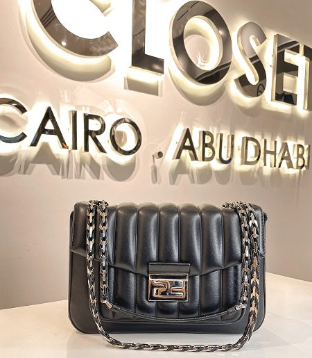 Fendi Black Baguette Bag