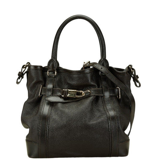 Burberry  Leather Handbag Shoulder Bag ()