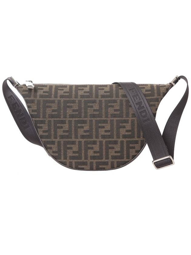 Fendi Melon FF Jacquard Small Shoulder Bag Brown
