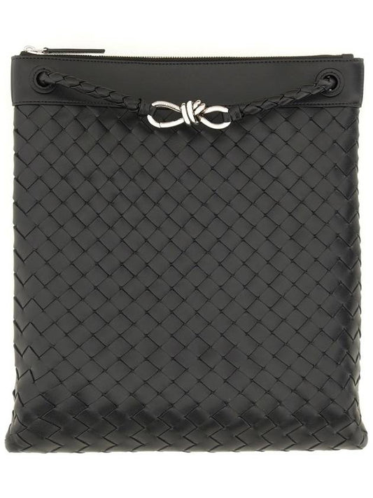 Bottega Veneta FLAT "LET'S GO" MESSENGER BAG