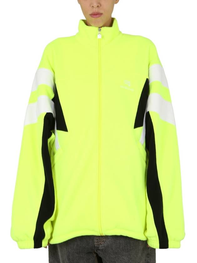 Balenciaga B logo track jacket yellow