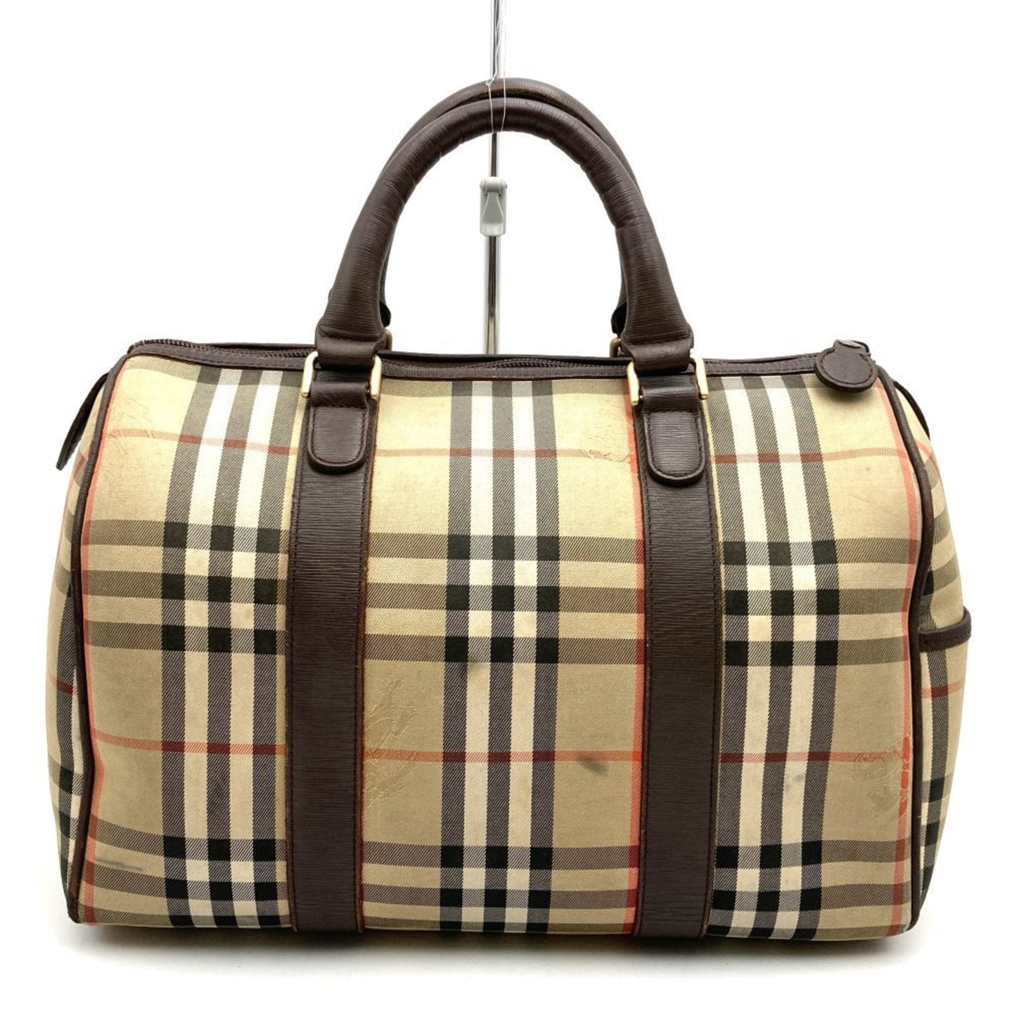 Burberry  Leather Boston Bag Handbag ()