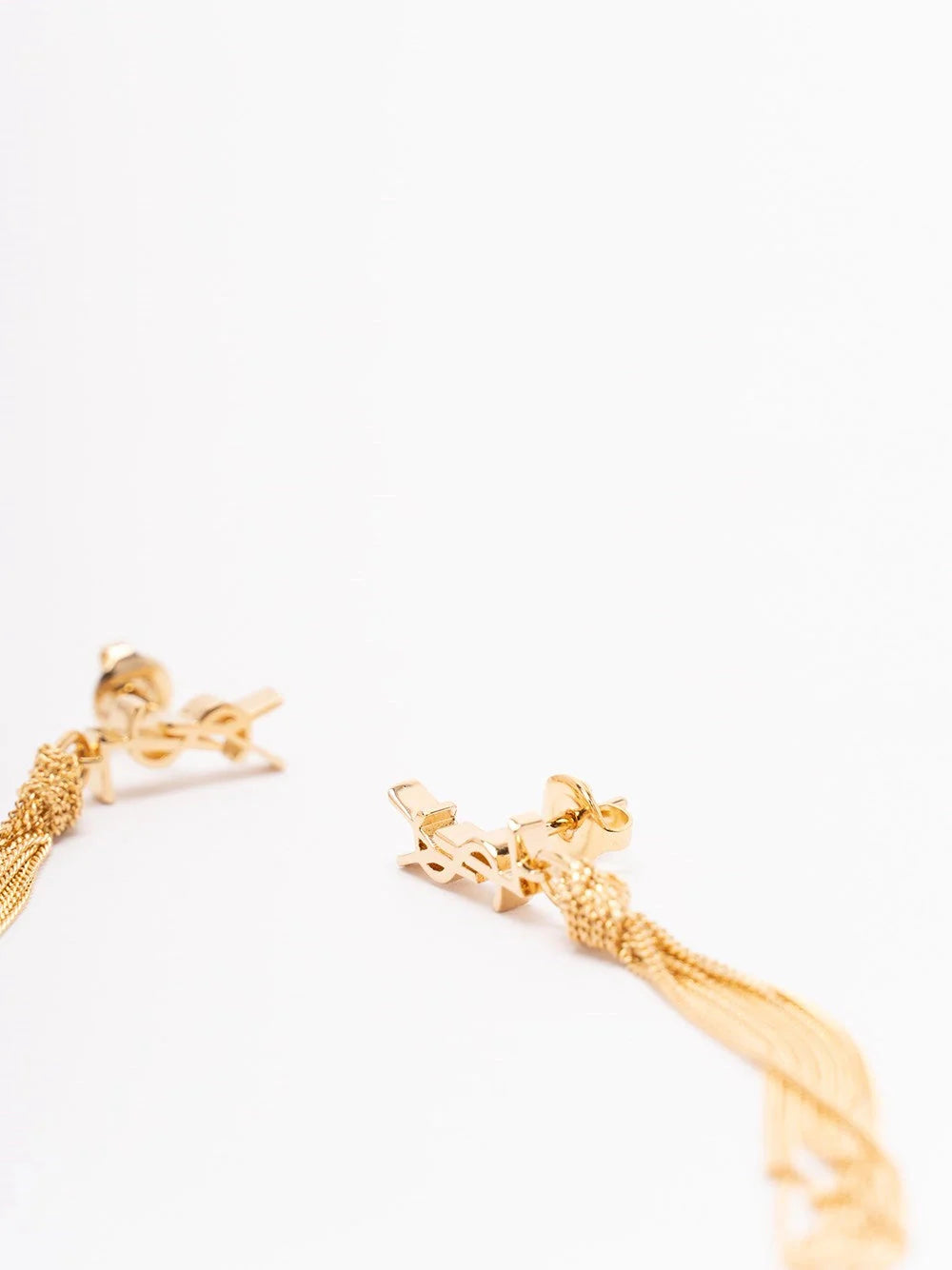 Saint Laurent Women `Cassandre` Tassel Earrings