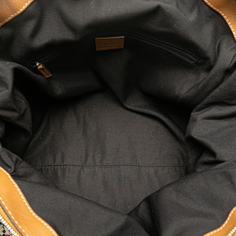 Gucci Sukey Diamante Canvas Leather 2way Bag
