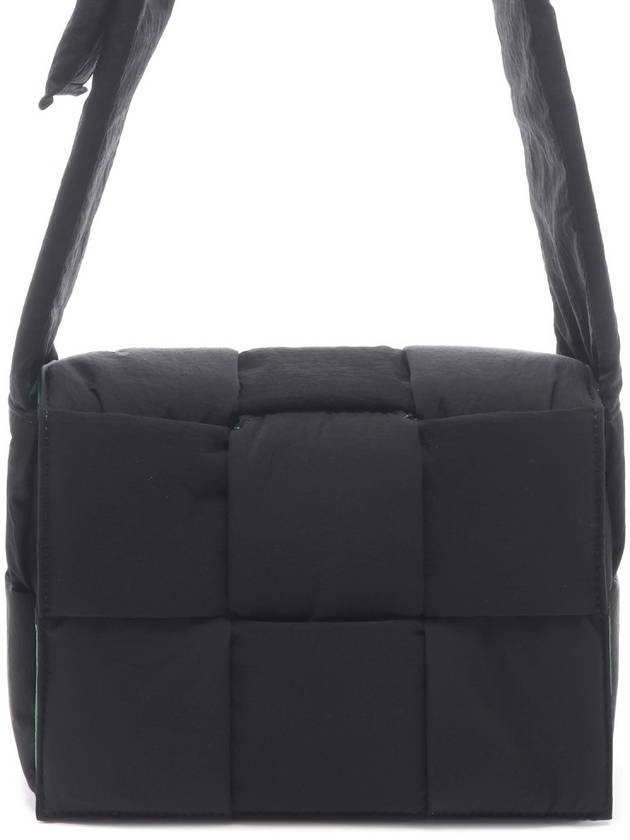 Bottega Veneta Cassette Padded Small Cross Bag Black
