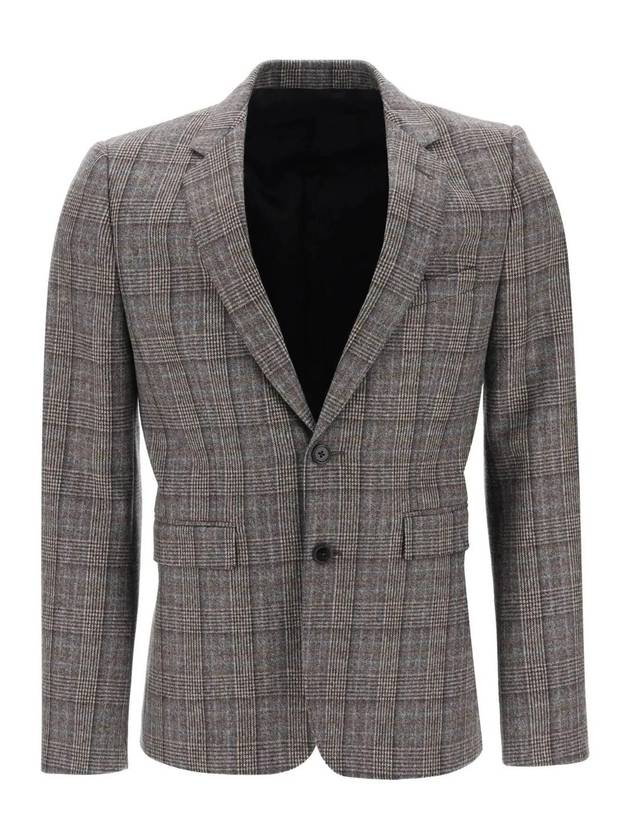 CELINE Prince Of Wales Wool Jacket