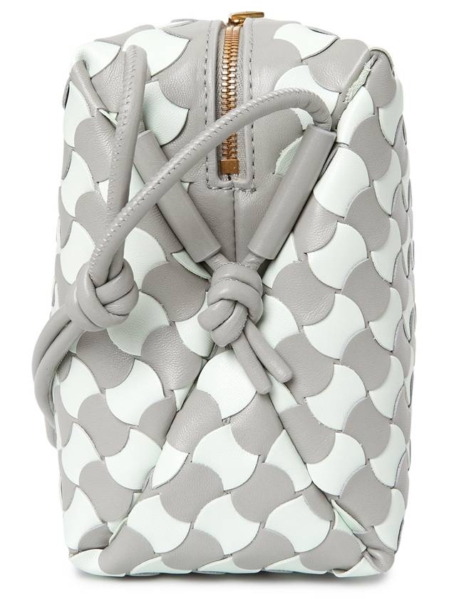 Bottega Veneta Petit Loop Camera Cross Bag White Grey