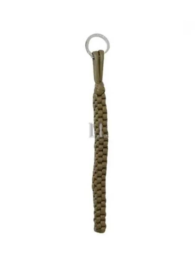 Bottega Veneta Intrecciato Rope Long Key Holder Mud
