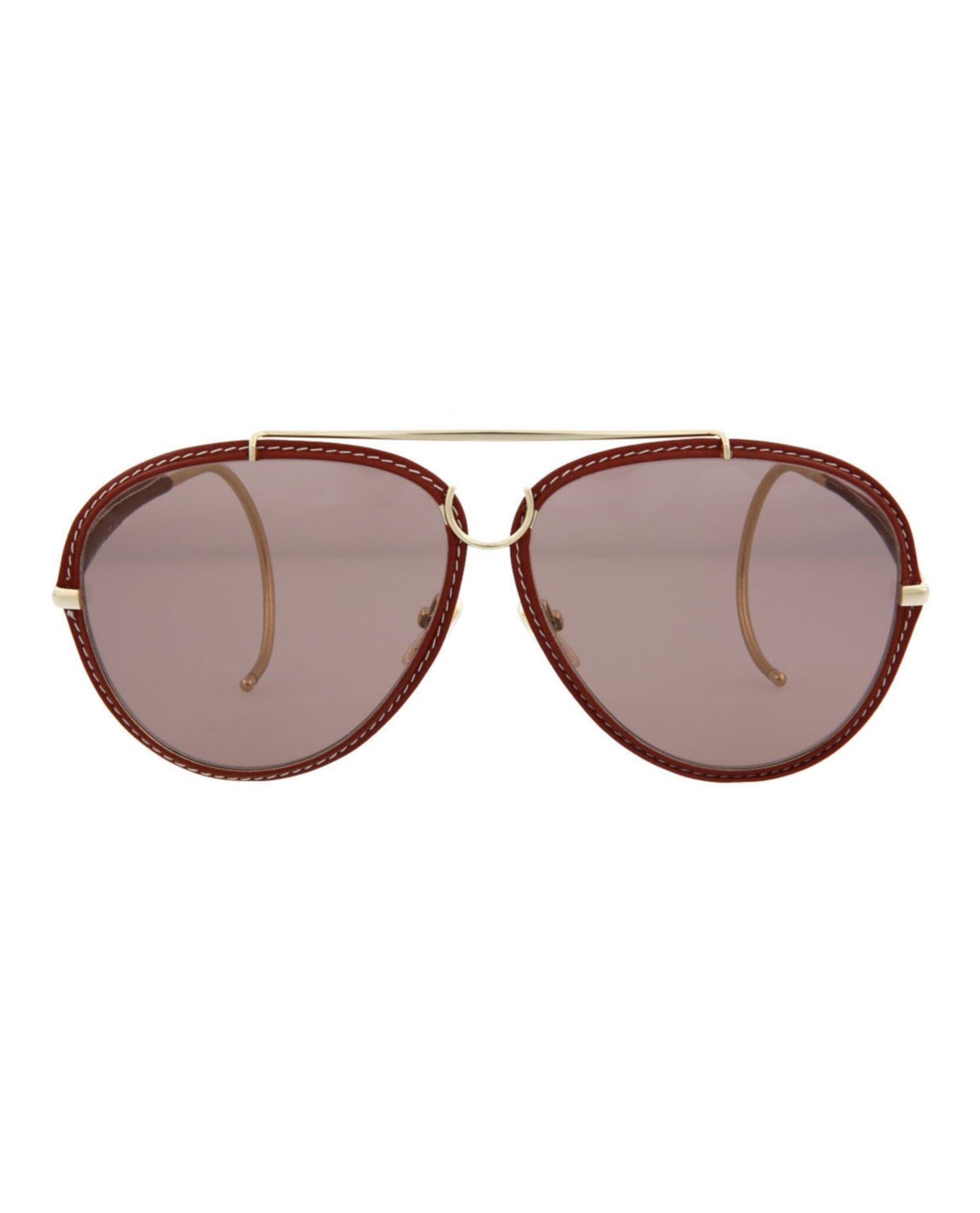 Aviator-Style Metal Sunglasses