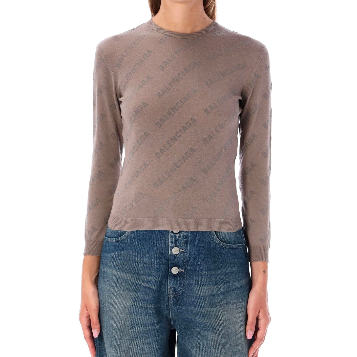 Balenciaga Knitted Pullover Women