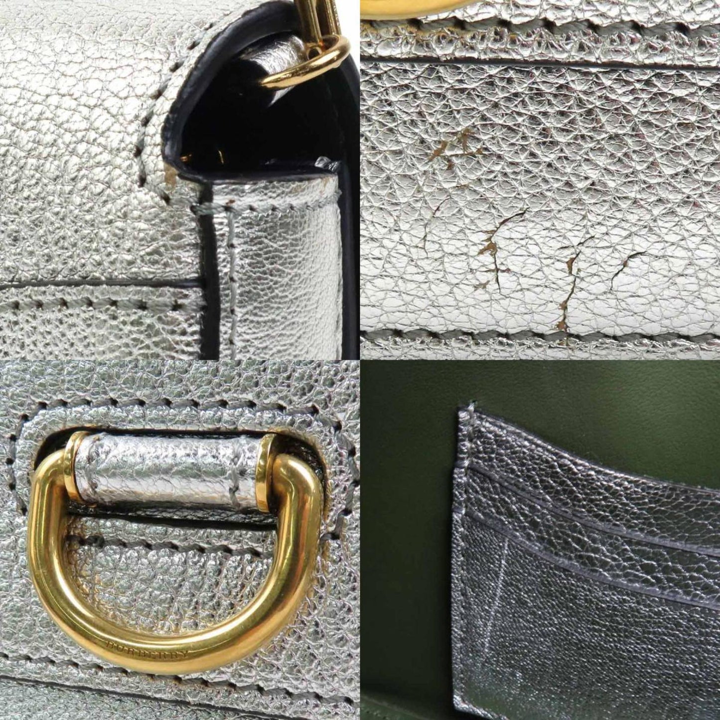 Burberry  Leather Shoulder Bag ()