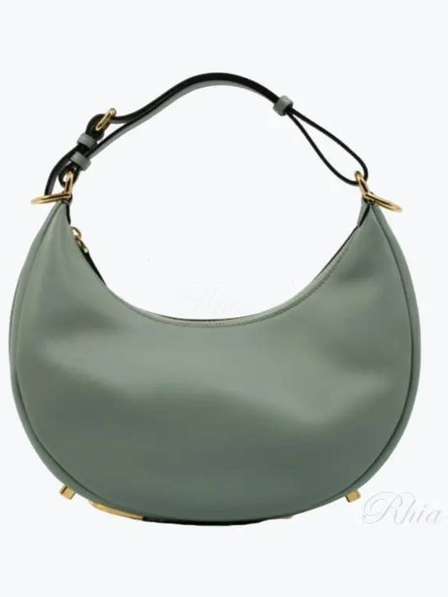 Fendi Fendigraphy Small Hobo Shoulder Bag Mint Green