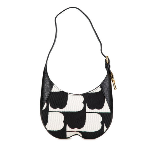 Burberry Canvas Leather Night Horse Handbag