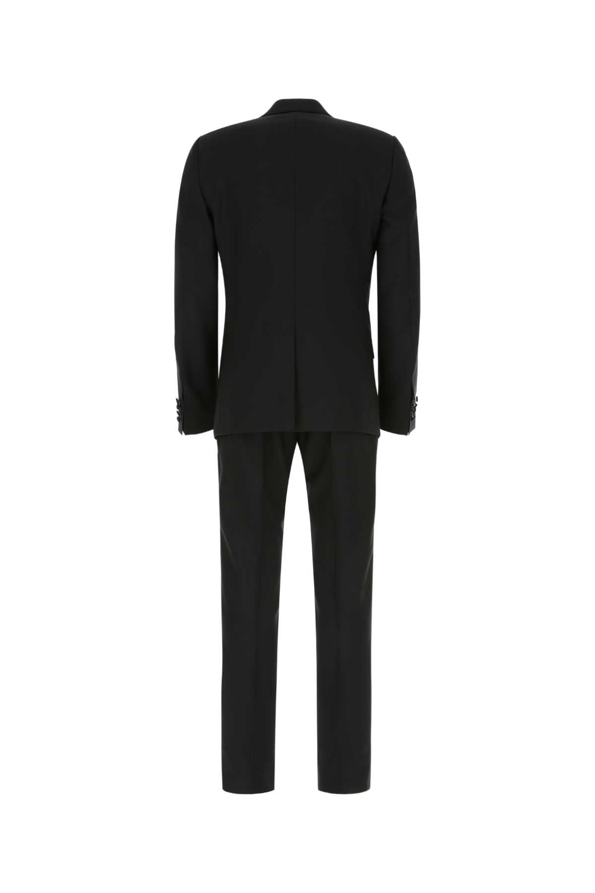 Dolce & Gabbana Men Black Wool Blend Tracksuit