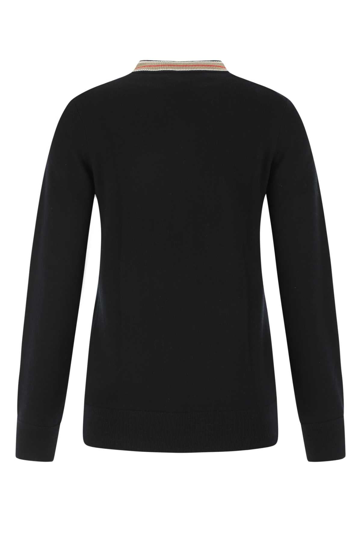 Burberry Women Black Cashmere Sweater