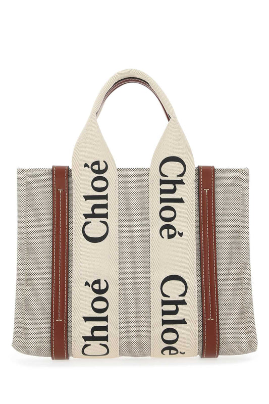 Chloe Women Multicolor Fabric Small Woody Shopping Bag