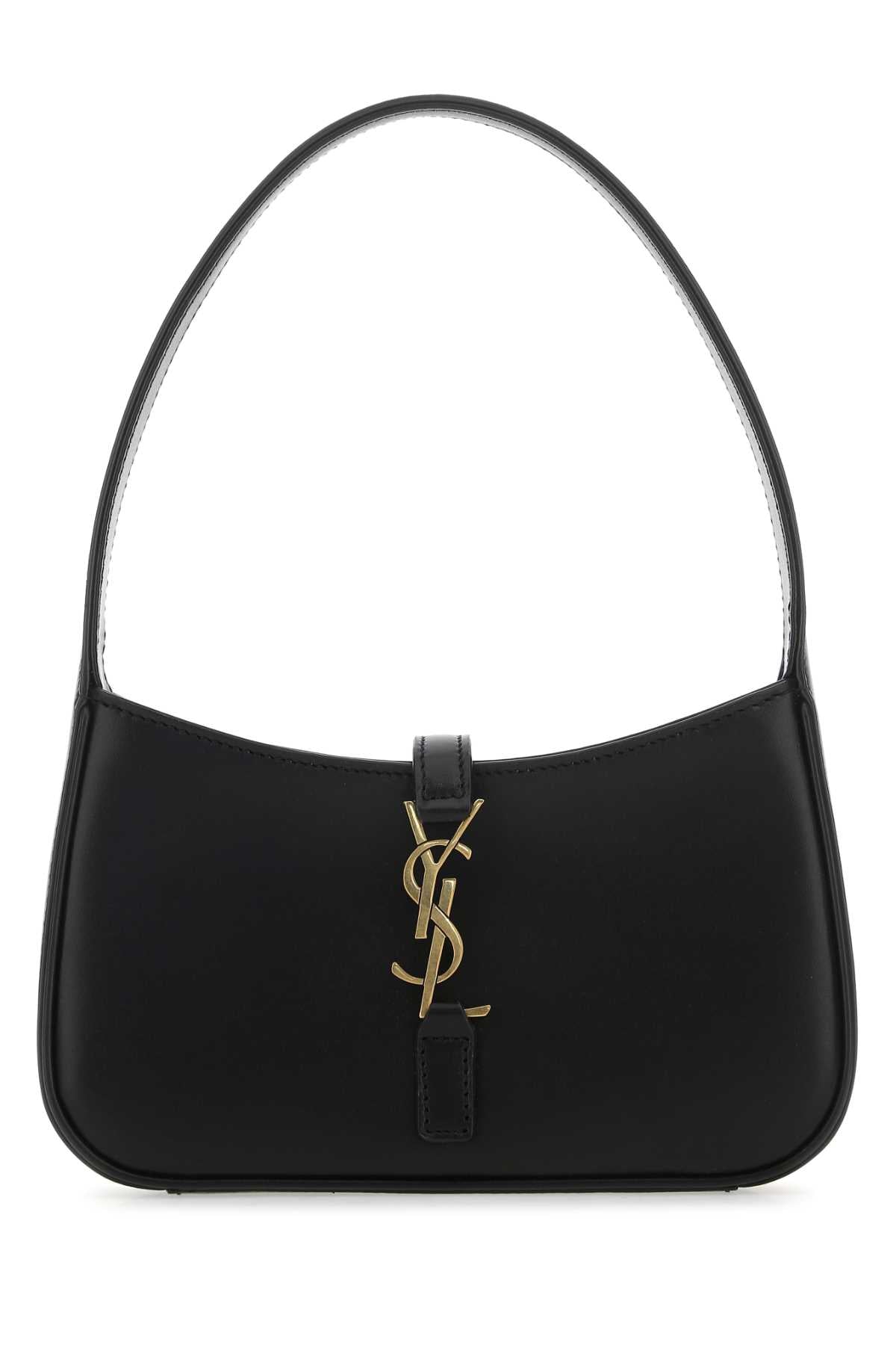 Saint Laurent Women Black Leather Mini Le 5 Ã  7 Handbag