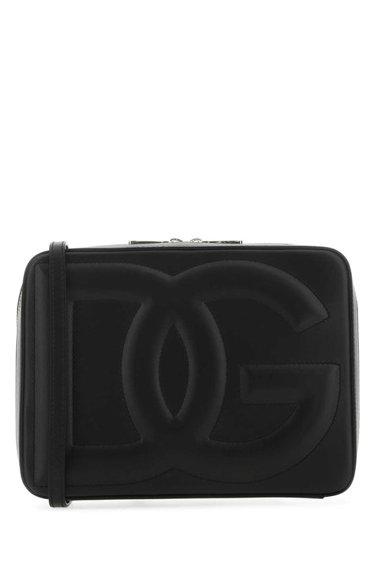Dolce & Gabbana Women Black Leather Crossbody Bag