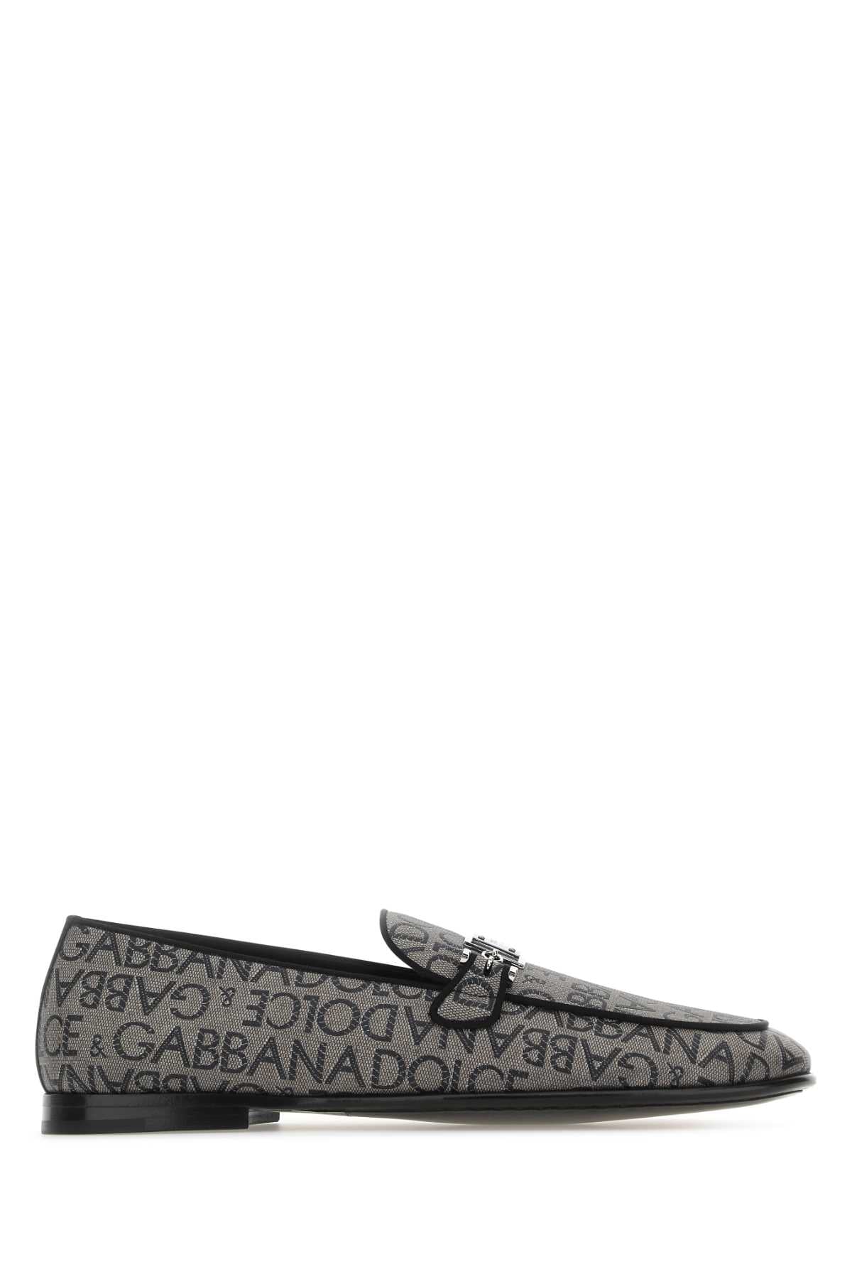 Dolce & Gabbana Men Printed Jacquard Loafers