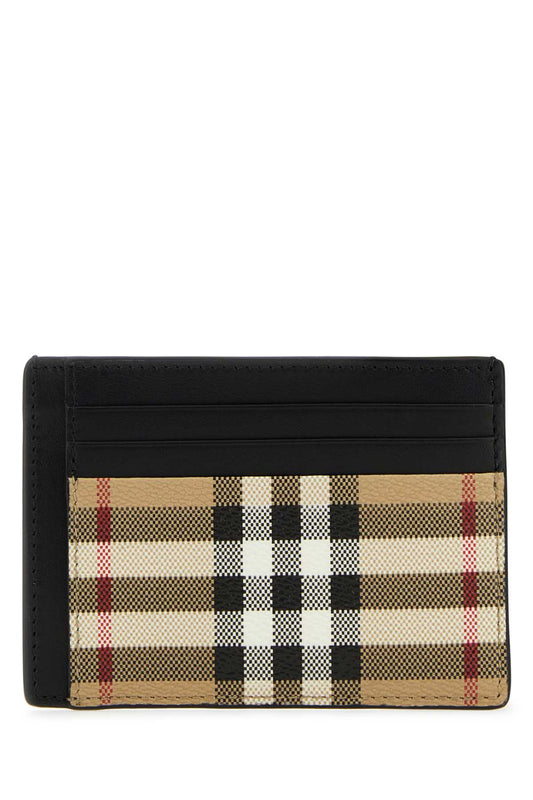 Burberry Men Printed Canvas Cardholder