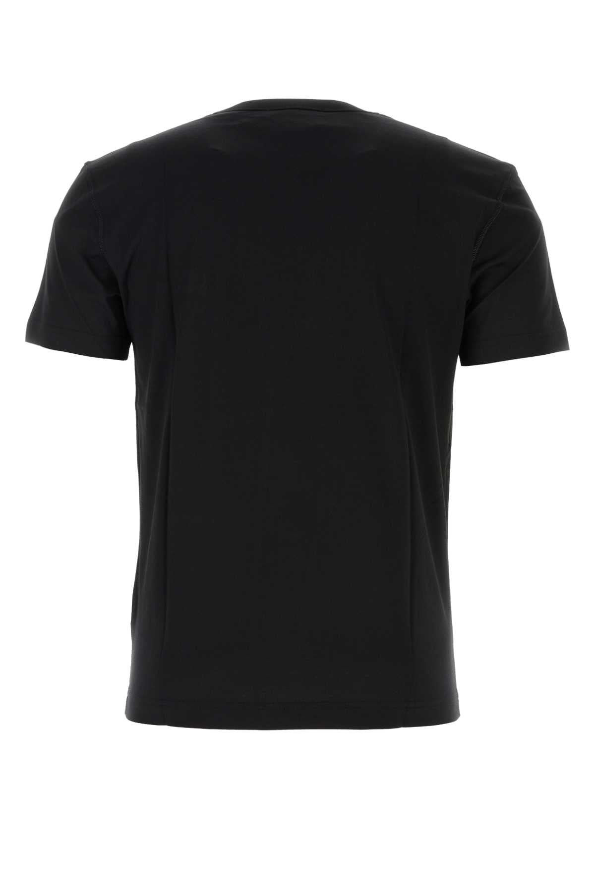 Dolce & Gabbana Men Black Cotton T-Shirt