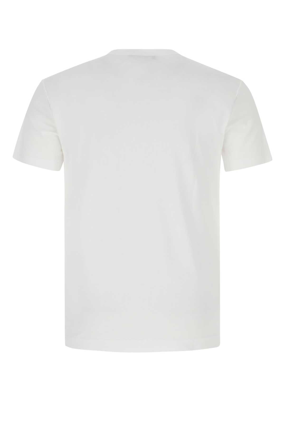Dolce & Gabbana Men White Cotton T-Shirt