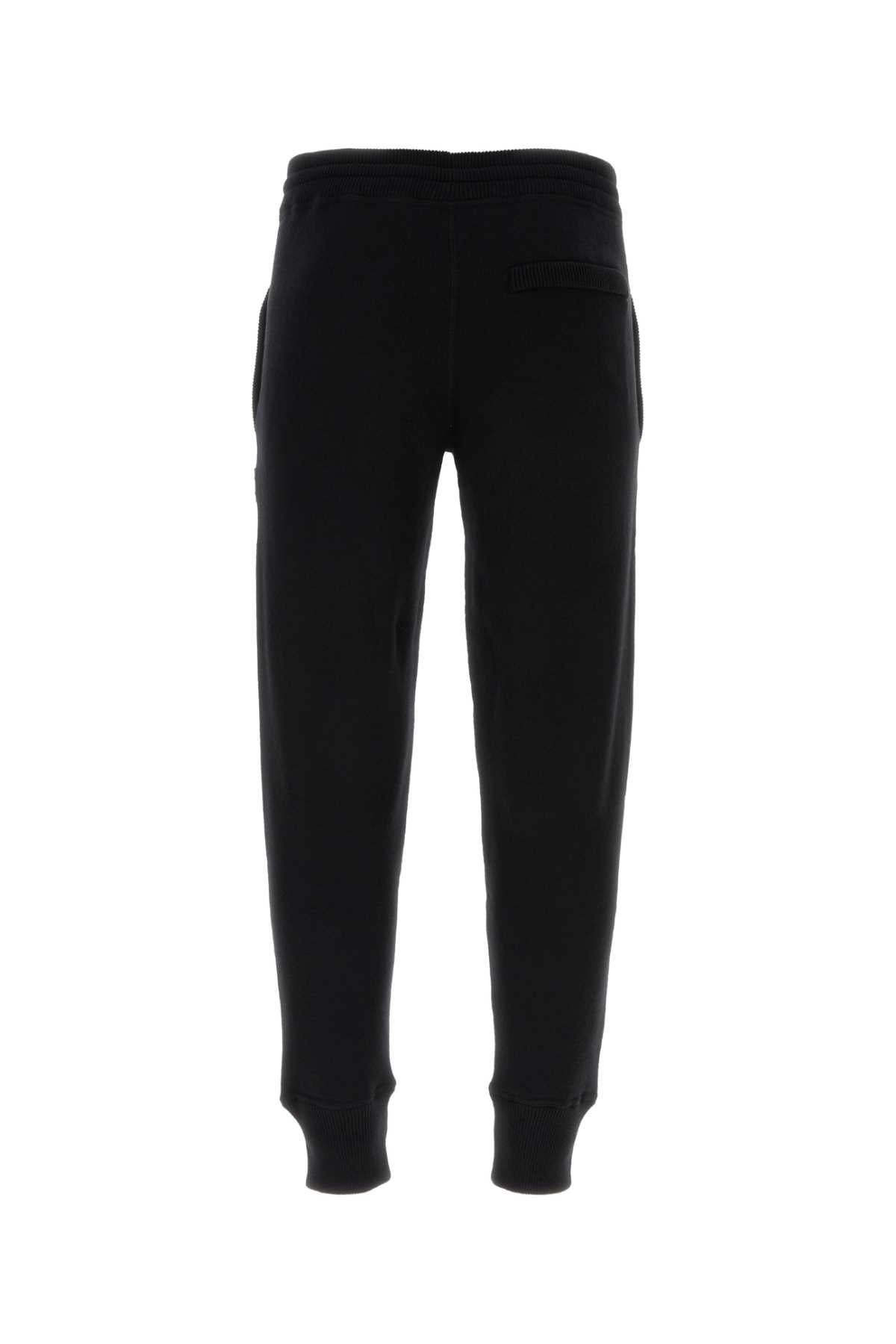 Dolce & Gabbana Men Black Wool Blend Joggers