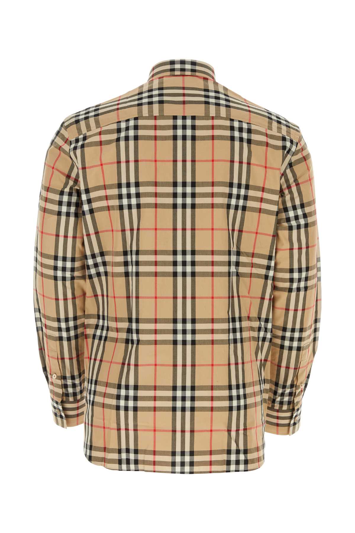 Burberry Men Embroidered Poplin Shirt