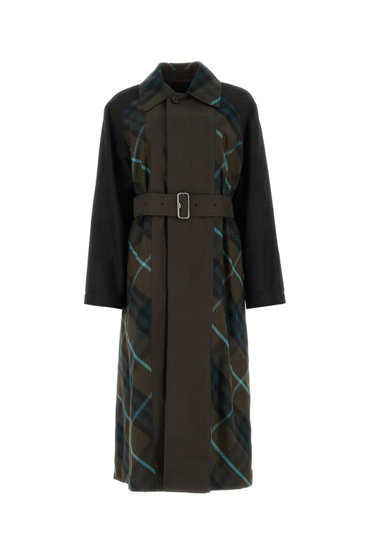 Burberry Women Embroidered Gabardine Bradford Trench Coat