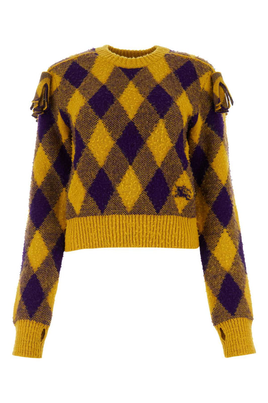 Burberry Women Embroidered Wool Sweater