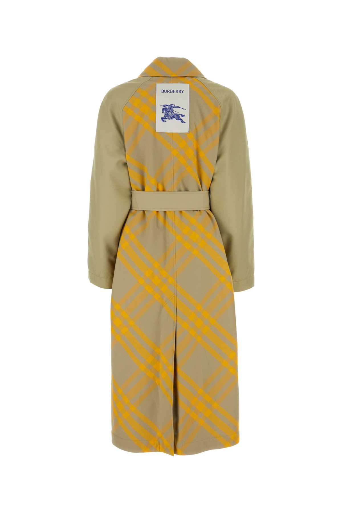 Burberry Women Two-Tone Cotton Reversible Bradford Trench Coat