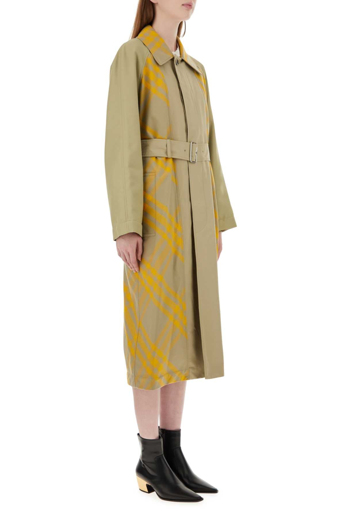 Burberry Women Two-Tone Cotton Reversible Bradford Trench Coat