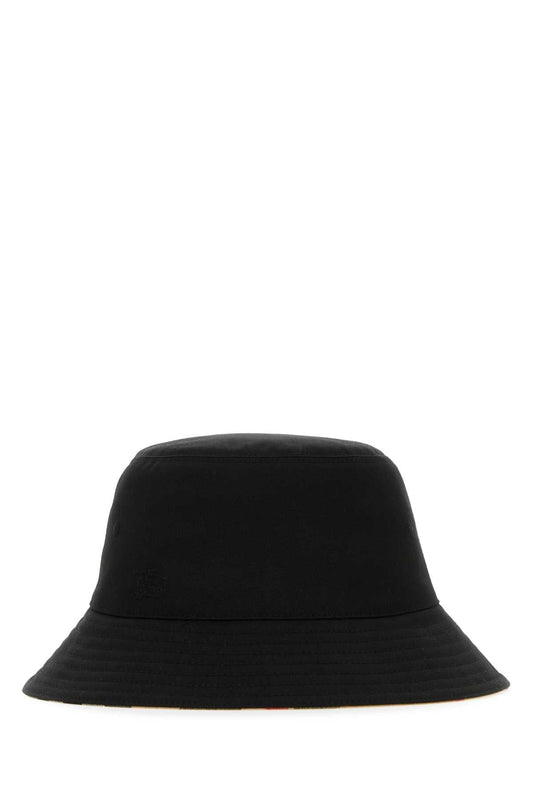 Burberry Women Black Polyester Blend Bucket Hat