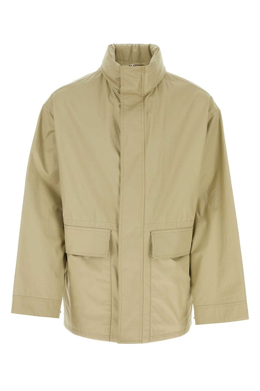 Burberry Men Cappuccino Gabardine Jacket